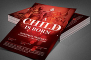 A Child is Born Church Flyer