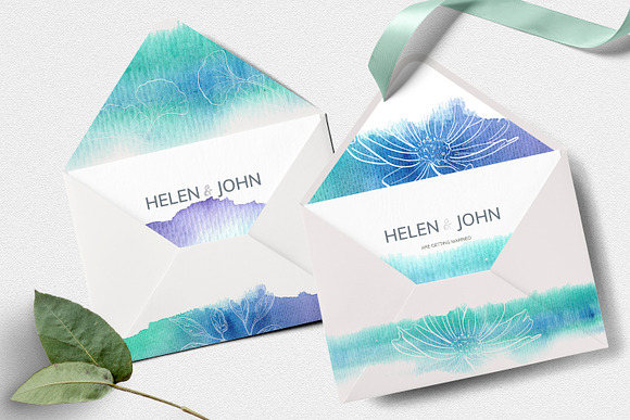Watercolor gradient splotches in Textures - product preview 11
