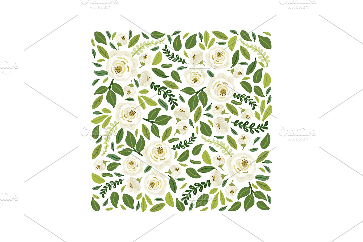 Cute botanical theme floral in Illustrations - product preview 8