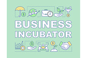 Business incubator concepts banner