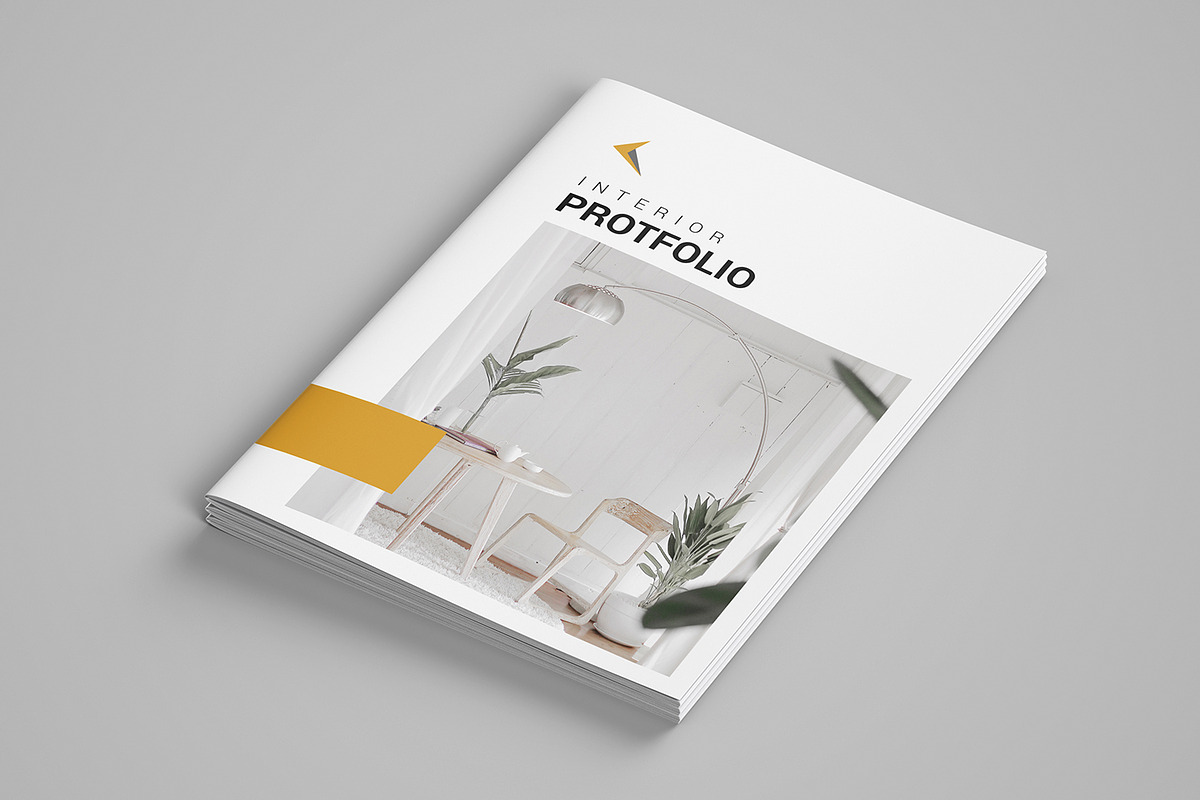 Interior Portfolio Brochure in Brochure Templates - product preview 8