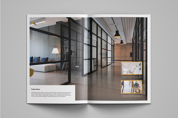 Interior Portfolio Brochure in Brochure Templates - product preview 1