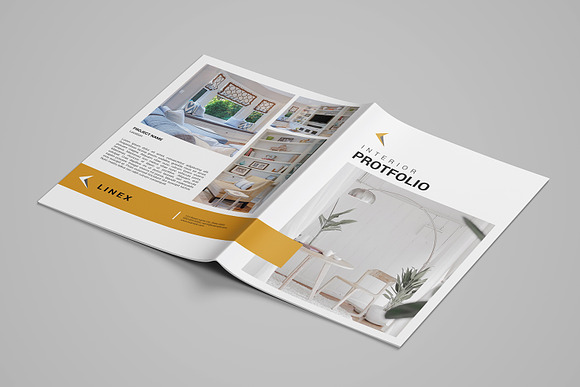 Interior Portfolio Brochure in Brochure Templates - product preview 4