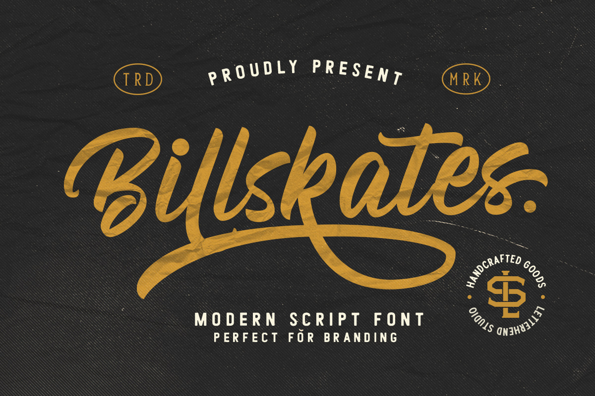 Billskates Script in Script Fonts - product preview 8