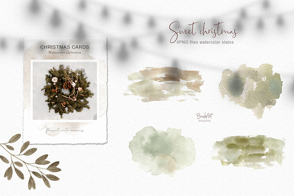 Sweet watercolor christmas. in Illustrations - product preview 2