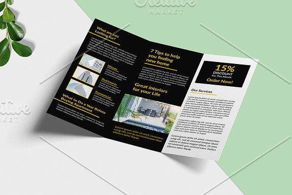 Real Estate Trifold Brochure  V962 in Brochure Templates - product preview 1
