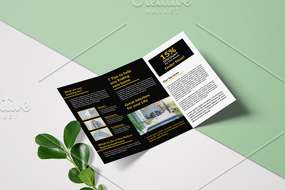 Real Estate Trifold Brochure  V962 in Brochure Templates - product preview 3