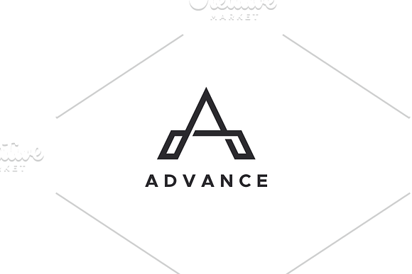 Initial A Logo in Logo Templates - product preview 2