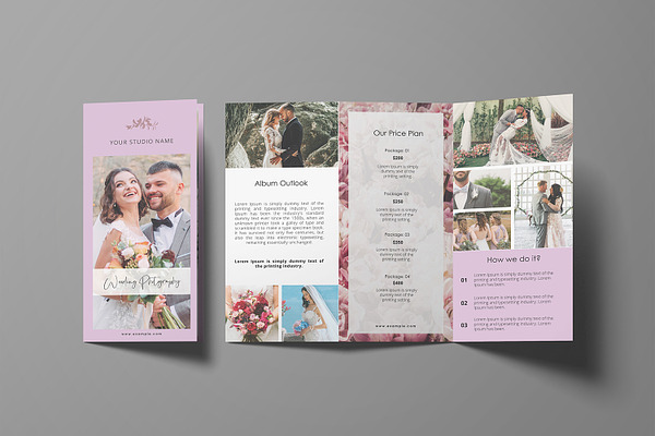 Wedding Tri-fold Brochure