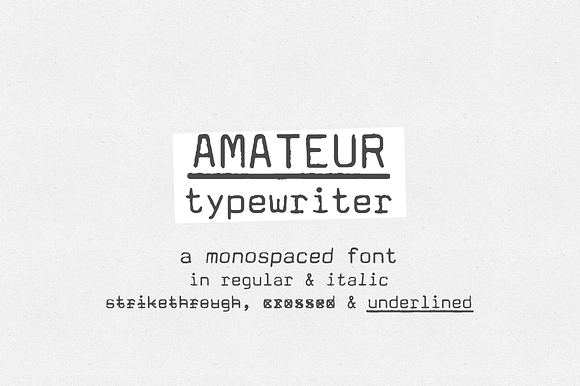 70% OFF! Typewriter Font Bundle in Serif Fonts - product preview 16