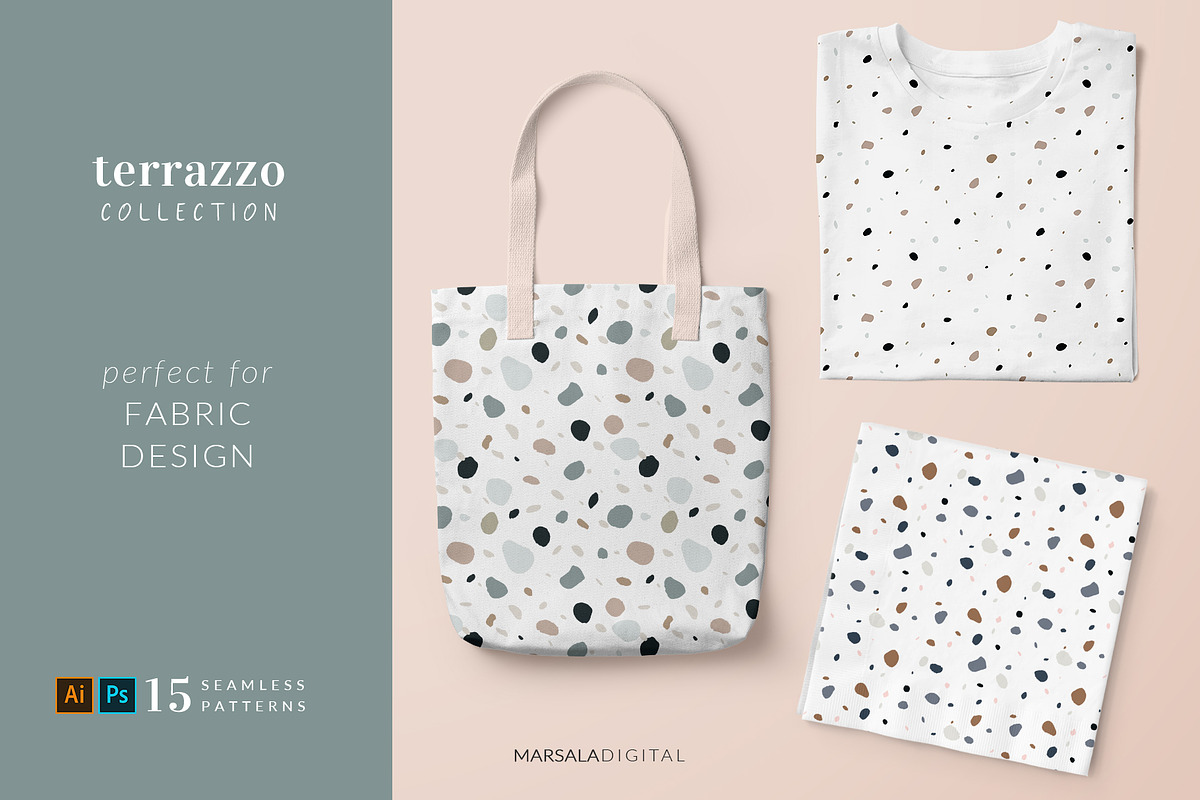 Terrazzo Seamless Patterns Vol2 in Patterns - product preview 2
