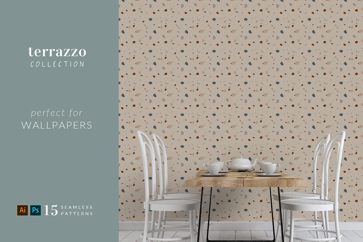 Terrazzo Seamless Patterns Vol2 in Patterns - product preview 6