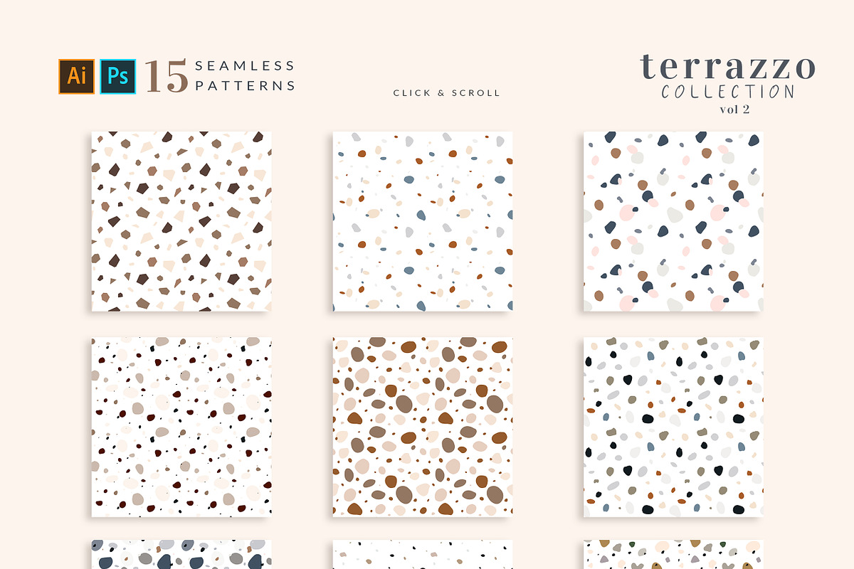 Terrazzo Seamless Patterns Vol2 in Patterns - product preview 9