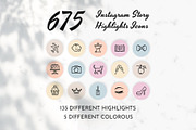675 Instagram Story Highlight Icons
