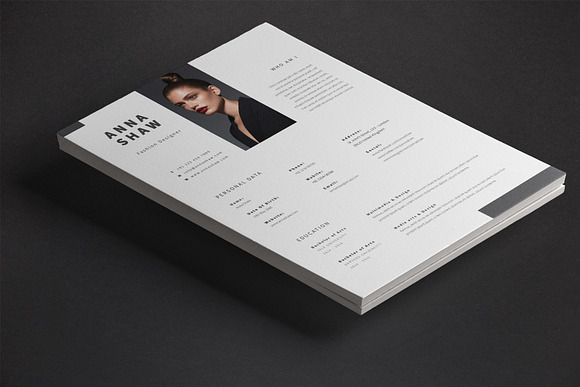Lyra Resume Template in Letter Templates - product preview 6