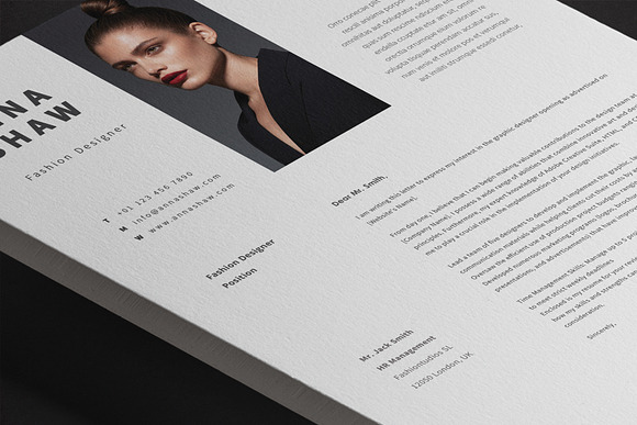 Lyra Resume Template in Letter Templates - product preview 8