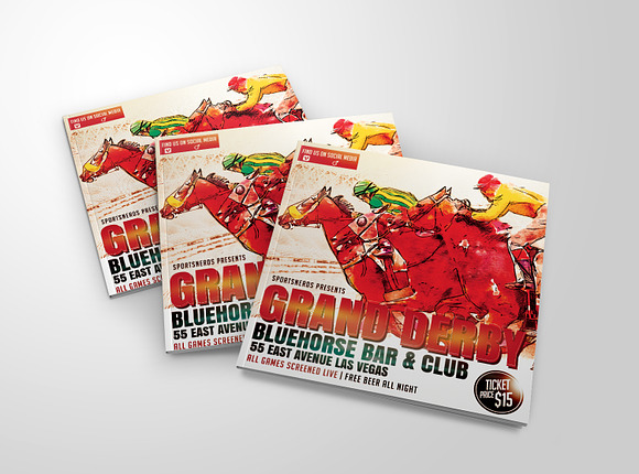 Grand Derby Sports Flyer in Flyer Templates - product preview 1