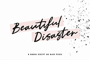Beautiful Disaster Script Font