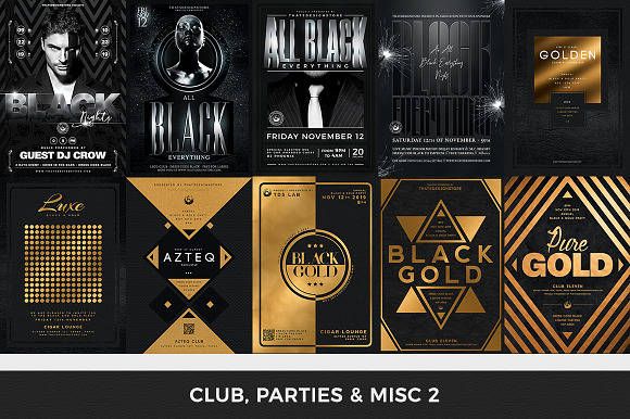 Massive 300 Flyers Bundle Vol.2 in Flyer Templates - product preview 2
