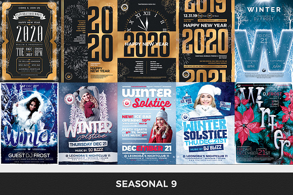 Massive 300 Flyers Bundle Vol.2 in Flyer Templates - product preview 17