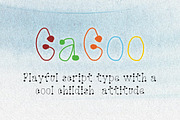 GaGoo, a playful script font