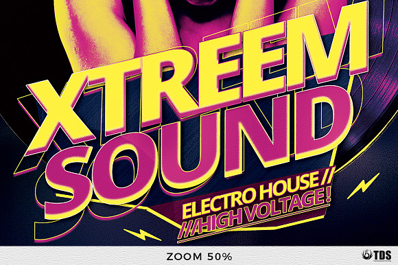 Xtreem Sound Flyer Template in Flyer Templates - product preview 6