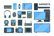 Different modern electronic devices