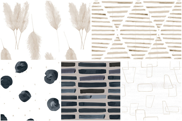 Earthy Boho Pattern Collection in Patterns - product preview 7