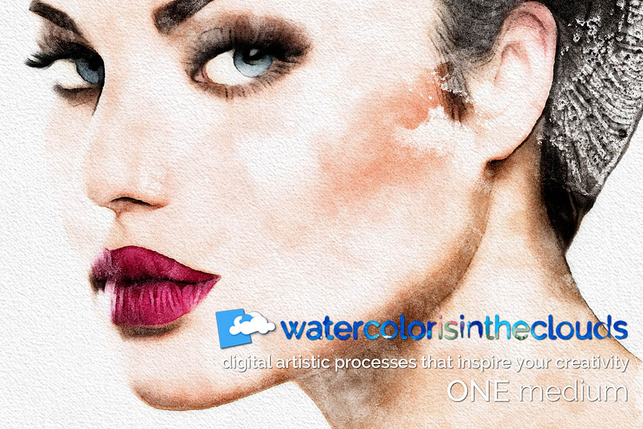 Watercolor ONE INSPIRATE! in Photoshop Layer Styles - product preview 8