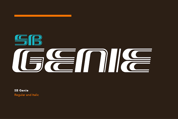 SB Genie in Display Fonts - product preview 1