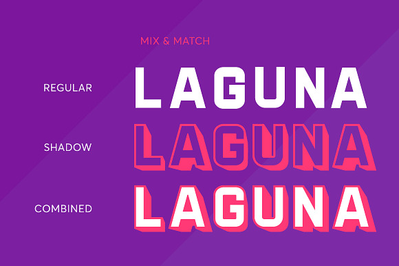 Laguna Layered Font Duo in Display Fonts - product preview 2