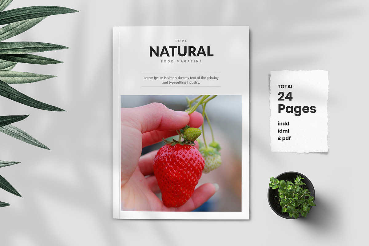 Modern Magazine Template in Magazine Templates - product preview 8