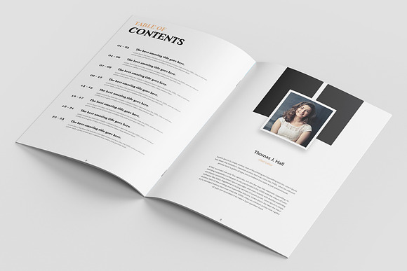 Modern Magazine Template in Magazine Templates - product preview 2