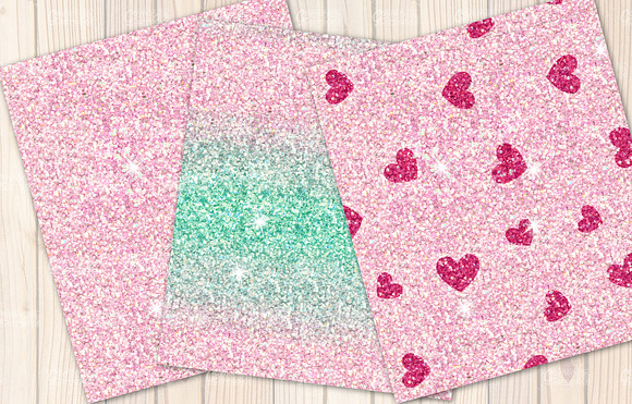 Valentines Seamless Glitters in Textures - product preview 3