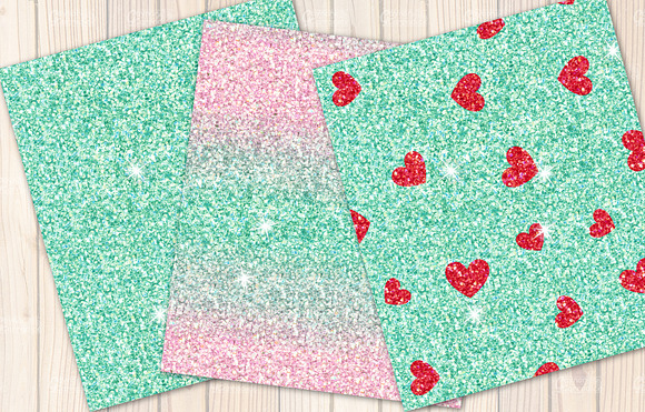 Valentines Seamless Glitters in Textures - product preview 4