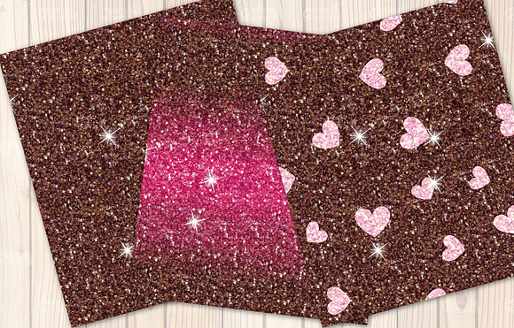 Valentines Seamless Glitters in Textures - product preview 9