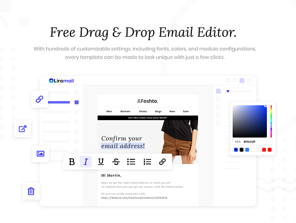100+ Email for Fashion Email Bundle in Mailchimp Templates - product preview 3