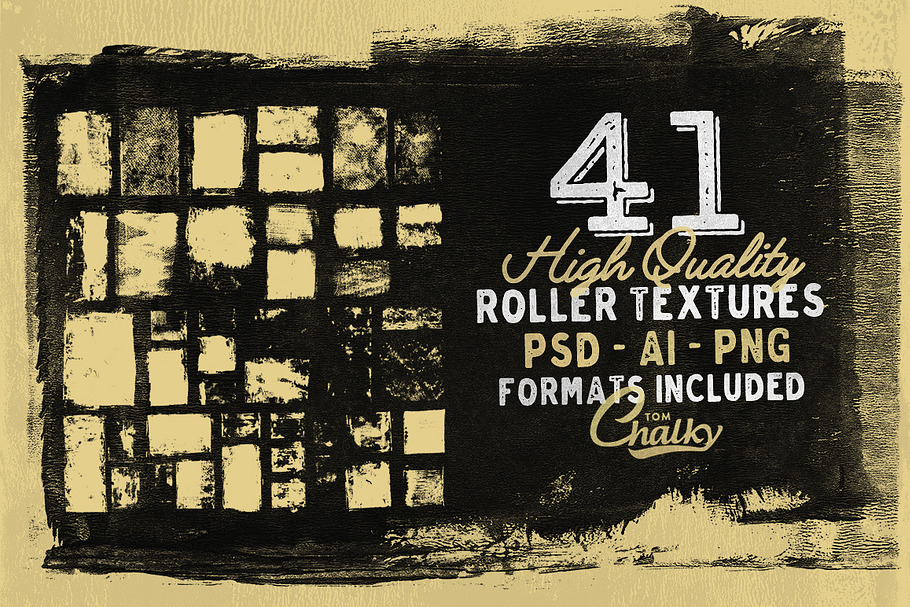 41 Roller Paint Textures
