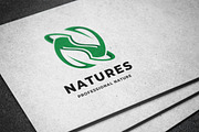 World Nature Leaf Logo