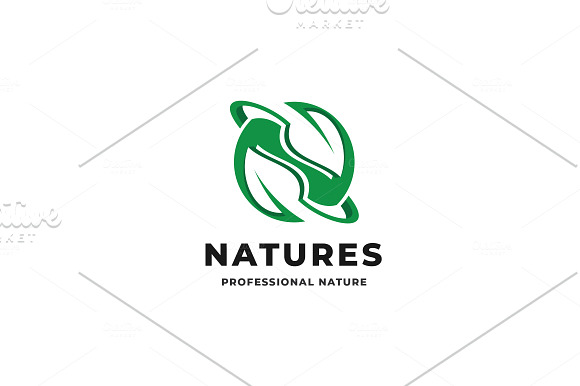 World Nature Leaf Logo in Logo Templates - product preview 2