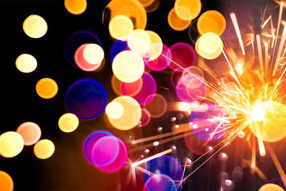 Christmas Bundle Bokeh, Sparklers in Objects - product preview 6