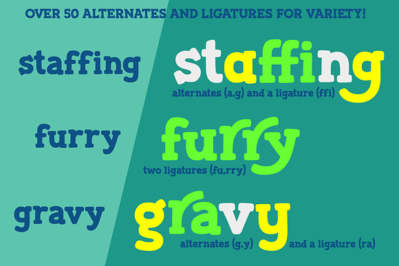 Frogurt: a fat fun slab serif font! in Slab Serif Fonts - product preview 5