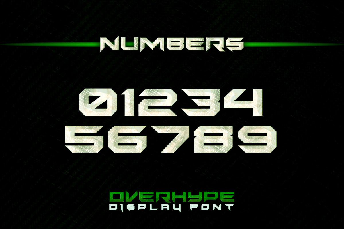 OVERHYPE DISPLAY FONT $4 INTRO PRICE in Display Fonts - product preview 8