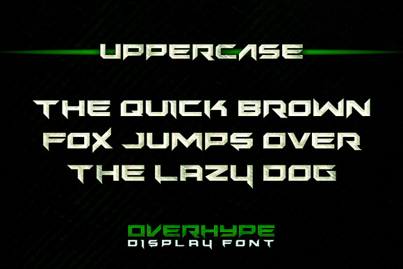 OVERHYPE DISPLAY FONT $4 INTRO PRICE in Display Fonts - product preview 1