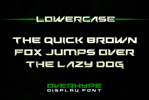 OVERHYPE DISPLAY FONT $4 INTRO PRICE in Display Fonts - product preview 4