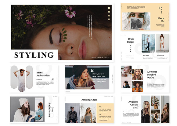 Styling | Keynote Template in Keynote Templates - product preview 1