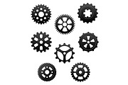 Pinions and gears set