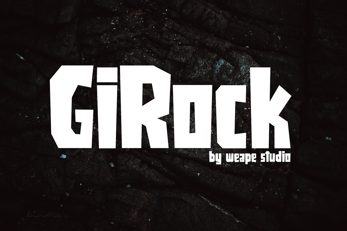 Girock in Display Fonts - product preview 8