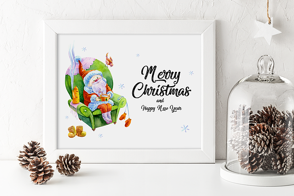 Christmas Greeting Card Template in Postcard Templates - product preview 5