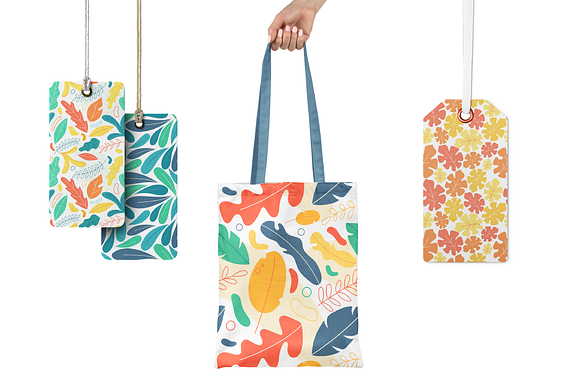 Shapes and leaves for patterns in Patterns - product preview 2